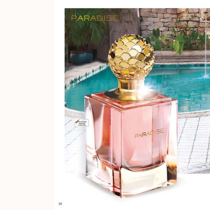 3'825 RD$ PARADISE Cód. 23853 suave y ligero como la seda. 50 ml.