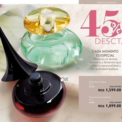 1'899RD$LOVE POTION COD.22442. seductor 50 ml. 1'599RD$ELVI  COD.32235 delicado 50ml.