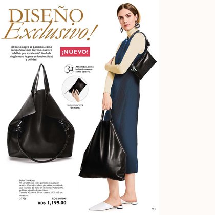 2'450 RD$ BOLSO TRUE KNOT COD. 37705 INCLUYE CARTERA DE MANO.